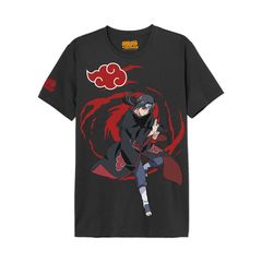 Cotton Division Oversize T-shirt Naruto Itachi Akatsuki Ανδρικό - MENASHITS044