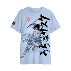 Cotton Division Oversize T-shirt Naruto Sasuke Ανδρικό - MENASHITS040