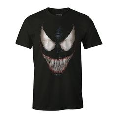 Cotton Division T-shirt Marvel - Venom Smile Ανδρικό Regular Fit - MEVENOXTS002