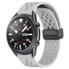 Ανταλλακτικό λουράκι QuickFit Magnetic Folding Buckle Silicone για Samsung Galaxy Watch3(45mm)/Watch(46mm)/Huawei Watch 3 (46mm)/ Watch 3 Pro (48mm)/Huawei Watch 4/Watch 4 Pro GT 2/Pro/Honor GS Pro/Am