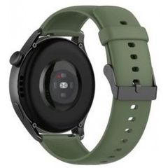 Ανταλλακτικό λουράκι QuickFit Sport Strap Black Buckle Green για Samsung Galaxy Watch3(45mm)/Watch(46mm)/Huawei Watch 3 (46mm)/ Watch 3 Pro (48mm)/GT 2/Pro/Honor GS Pro/Amazfit GTR 3 (46mm)/GTR 3 Pro/