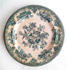 Αντικα πιατο πορσελανης F. PRIMAVESI & SONS GARDIFF του 1890