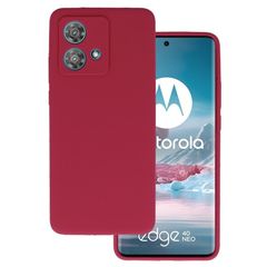 Θήκη Silicone Lite Case Motorola Moto E22 Burgundy