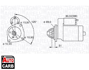 Μίζα MAGNETI MARELLI 063522310330 για MERCEDES-BENZ ATEGO 1998-, MERCEDES-BENZ AXOR 2001-, MERCEDES-BENZ CITARO 1998-