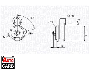 Μίζα MAGNETI MARELLI 063522613010 για HYUNDAI H-1 1997-2008, MITSUBISHI COLT 1986-1992, MITSUBISHI GALANT 1980-2004