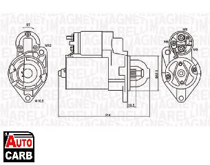 Μίζα MAGNETI MARELLI 063720879010 για CHEVROLET EVANDA 2005-, CHEVROLET NUBIRA 2005-2011, CHEVROLET REZZO 2005-