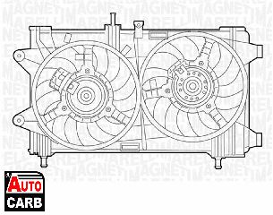 Βεντιλατέρ MAGNETI MARELLI 069422046010 για FIAT PUNTO 1999-2012