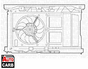 Βεντιλατέρ MAGNETI MARELLI 069422290010 για PEUGEOT 307 2000-2012