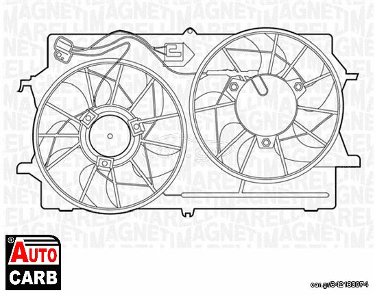 Βεντιλατέρ MAGNETI MARELLI 069422307010 για FORD FOCUS 1998-2009