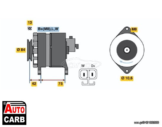 Δυναμό BOSCH 0986041791090