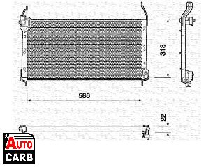 Ψυγείο A/C MAGNETI MARELLI 350203116000 για FIAT BRAVA 1995-2003, FIAT BRAVO 1995-2001, FIAT MAREA 1996-2007