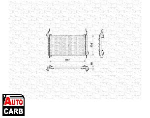 Ψυγείο A/C MAGNETI MARELLI 350203132000 για FIAT BRAVA 1995-2003, FIAT BRAVO 1995-2001, FIAT MAREA 1996-2007