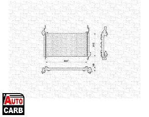 Ψυγείο A/C MAGNETI MARELLI 350203146000 για FIAT BRAVA 1995-2003, FIAT BRAVO 1995-2001, FIAT MAREA 1996-2007