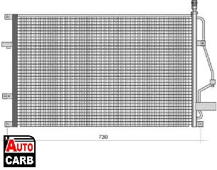 Ψυγείο A/C MAGNETI MARELLI 350203488000 για VOLVO C70 1997-2005, VOLVO S60 2000-2010, VOLVO S70 1996-2000
