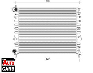 Ψυγείο Νερού Κινητήρα MAGNETI MARELLI 350213108700 για LANCIA LYBRA 1999-2005