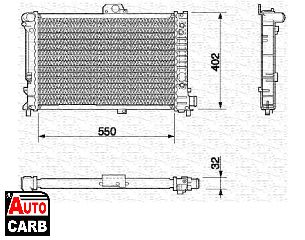 Ψυγείο Νερού Κινητήρα MAGNETI MARELLI 350213634000 για SAAB 9000 1984-1998