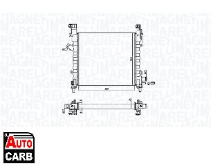 Ψυγείο Νερού Κινητήρα MAGNETI MARELLI 350213924000 για FORD KA 1996-2008, FORD STREET 2003-2005