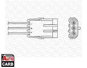 Αισθητήρας Λάμδα MAGNETI MARELLI 460000134010 για RENAULT 19 1991-2003, RENAULT CLIO 1990-1998