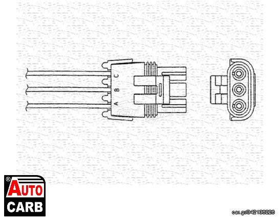 Αισθητήρας Λάμδα MAGNETI MARELLI 460001827010 για ALPINE A610 1991-1995, CHEVROLET CORVETTE 1983-1997, RENAULT 11 1983-1995