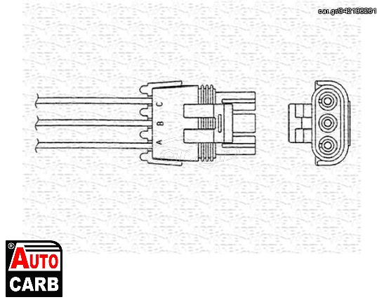 Αισθητήρας Λάμδα MAGNETI MARELLI 460001866010 για OPEL ASTRA 1991-2001, OPEL CALIBRA 1989-1997, OPEL FRONTERA 1992-1998