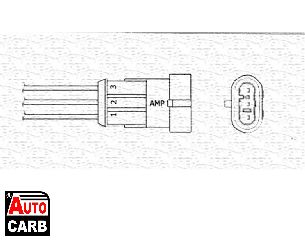 Αισθητήρας Λάμδα MAGNETI MARELLI 460001887010 για ALFA ROMEO GTV 1994-2005, ALFA ROMEO SPIDER 1994-2005, FIAT COUPE 1993-2000