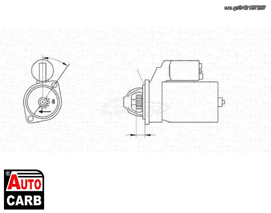 Μίζα MAGNETI MARELLI 943241102010 για SUZUKI ALTO 2004-2009, SUZUKI SWIFT 1983-2005