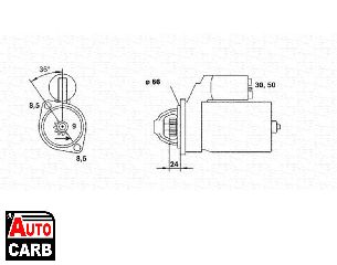 Μίζα MAGNETI MARELLI 943251052010 για RENAULT 4 1962-1993, RENAULT 5 1972-1985