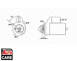 Μίζα MAGNETI MARELLI 943251144010 για PEUGEOT 205 1987-2000