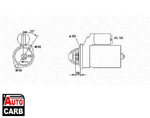 Μίζα MAGNETI MARELLI 943251664010 για DAEWOO KORANDO 1998-, DAEWOO MUSSO 1998-, MERCEDES-BENZ 190 1982-1993