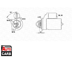 Μίζα MAGNETI MARELLI 943253101010 για CITROEN EVASION 1994-2002, CITROEN XM 1989-1994, FIAT DUCATO 1994-2005