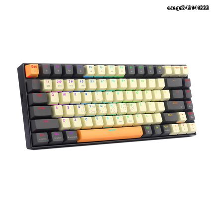 Redragon K629CGO-PRO-M Phantom Pro M Ασύρματο Gaming Μηχανικό Πληκτρολόγιο 75% με Custom Red διακόπτες και RGB φωτισμό (Αγγλικό US)