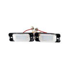 Πλαφονιέρα πίσω πινακίδας Mercedes W163 / W164 ML (1998-2008) / W251 R-CLASS, 72x26 mm - 2 τμχ.