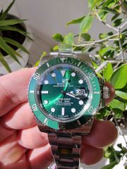 Rolex submariner hulk 116610LV custom superclone new edition 2024 με μηχανισμό custom VR3135 second generation  και 904L ατσάλι.Ο καλύτερος κλώνος παγκοσμίως.