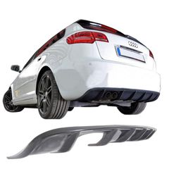 Carro 221454 Διαχύτης πισινός για Audi A3 8P 5D 2008-2012 σε πολυεστέρα.