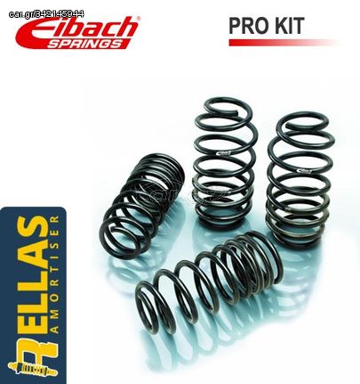 ΤΕΤΡΑΔΑ Ελατήρια Χαμηλώματος για Citroën C4 I (LC) Eibach Pro Kit (2004-2015)