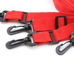Velcro Bondage red bed restraints with plastic hooks-thumb-4