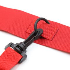 Velcro Bondage red bed restraints with plastic hooks-thumb-8