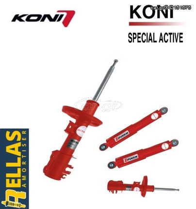 ΤΕΤΡΑΔΑ Αμορτισέρ για Opel Vivaro Koni Special Active (2001-2014)