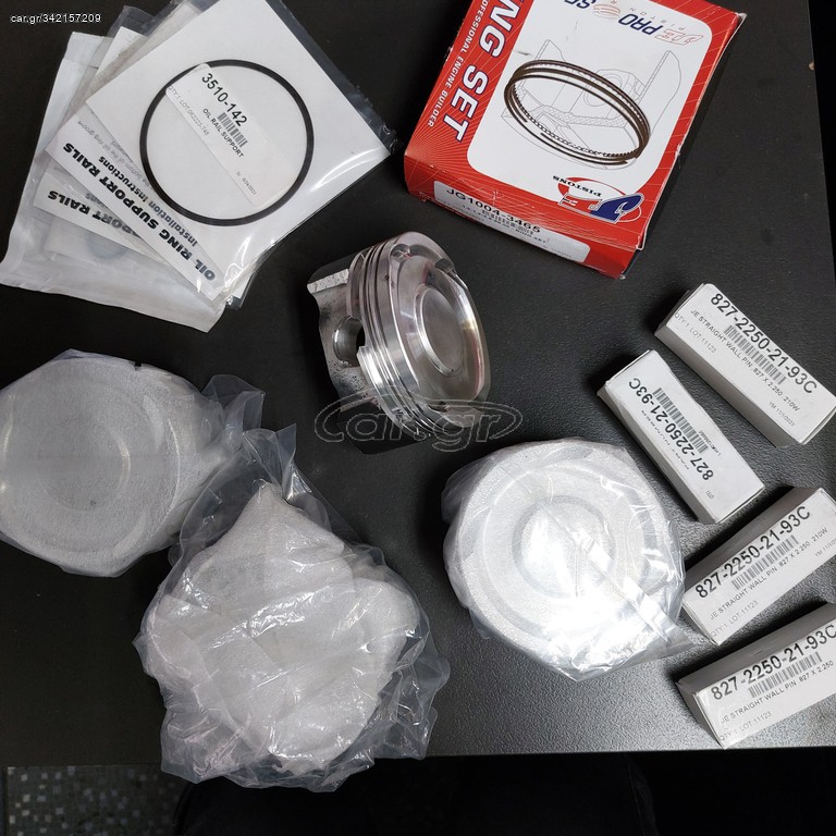 Πιστόνια JE-393646C Pistons Custom Opel 2.4 L, 16V(A24XE) 88.oo mm (9.0:1)+TS, plus EXTRA κεραμικη βαφη