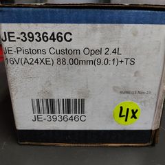 Πιστόνια JE-393646C Pistons Custom Opel 2.4 L, 16V(A24XE) 88.oo mm (9.0:1)+TS, plus EXTRA κεραμικη βαφη-thumb-1