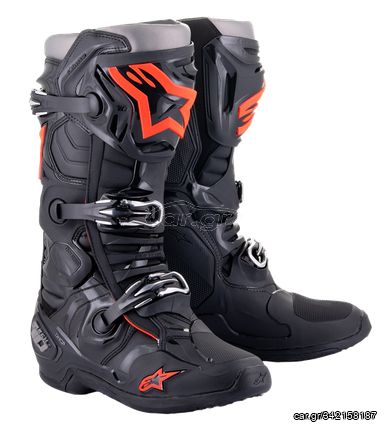 ΜΠΟΤΕΣ ALPINESTARS TECH 10 BLACK/RED No-11 (EU Size 45.5)