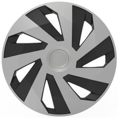 Τάσια Versaco Vector Ασημί / Μαύρο - 14'' - 4τμχ.