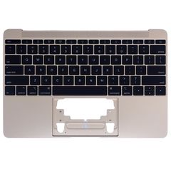 Πληκτρολόγιο - Laptop Keyboard Palmrest για Apple MacBook Pro 12" A1534 2016 MLHA2LL/A MLHC2LL/A 613-02547-09 613-02547-A 613-02547 Retina US Gold ( Κωδ.40934USGOLDPALM )