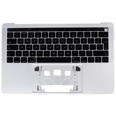 Πληκτρολόγιο - Laptop Keyboard Palmrest για Apple MacBook Pro 13" A1706 2016 2017 EMC 2978 EMC 3071 EMC 3164 B661-07951 Touch Bar UK Silver ( Κωδ.40542UKTOPCASE )