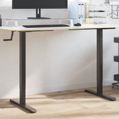 Σκελετός Όρθιου Γραφείου Μαύρος (94-135)x60x(70-114) εκ. Ατσάλι 4005341