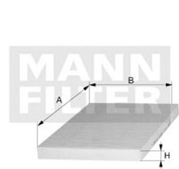 MANN-FILTER Φίλτρο, Αέρας Εσωτερικού Χώρου - Fp 2862