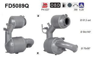 ΦΙΛΤΡΟ DPF MINI COUNTRYMAN COOPER D / SD R60 / R61  1.6/2.0cc D  2010-2016                           KARALOIZOS exhaust