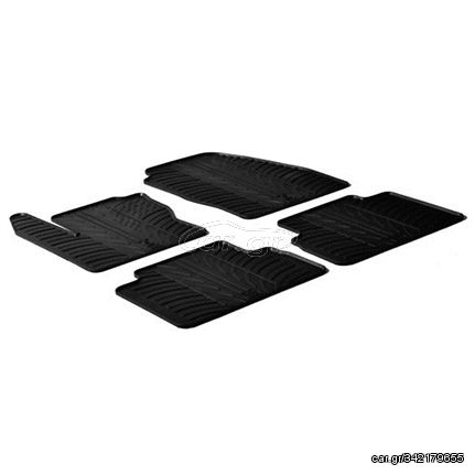 ΜΑΡΚΕ ΠΑΤΑΚΙΑ ΣΕ ΣΚΑΦΗ ΛΑΣΤΙΧΟ ΓΙΑ FORD C-MAX 11/2010-03/2015 / FORD C-MAX 7 11/2010-03/2015 SUMISURA ΣΕ ΜΑΥΡΟ ΧΡΩΜΑ ME ΚΟΥΜΠΩΜΑΤΑ LAMPA - 4 ΤΕΜ.