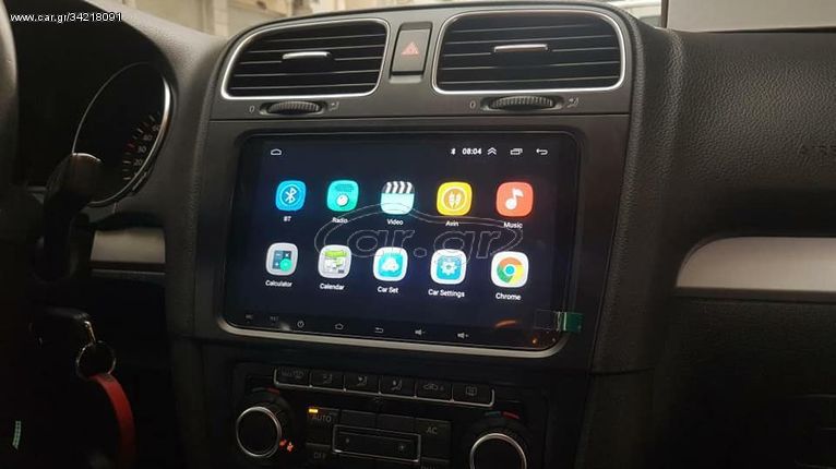 Οθόνη ΟΕΜ VW SEAT SKODA android 10  full touch 9'' 2gb ram 32gb rom Ελληνικό μενού gps mirror link bluethooth canbus 