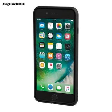 APPLE iPHONE 7 PLUS ΚΑΙ 8 PLUS ΘΗΚΗ ΚΙΝΗΤΟΥ DUO POCKET ΜΑΥΡΟ-ΚΟΚΚΙΝΟ ΜΑΓΝΗΤΙΚΗ SILVER LINE